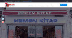 Desktop Screenshot of metrokitabevleri.com